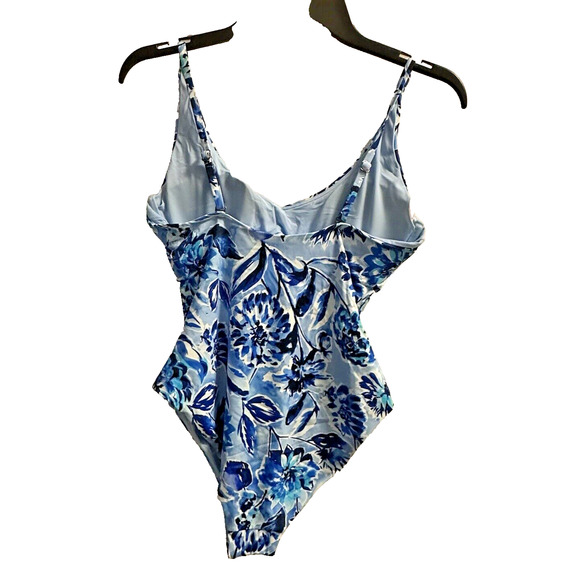 Andie Swim Small The Baia One Piece in Bluf Blue Floral NWT - Picture 3 of 7